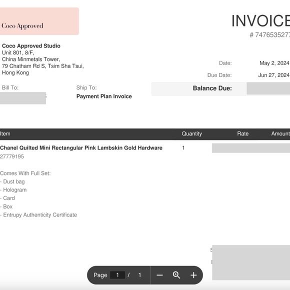 Chanel Quilted Mini Rectangular Pink Lambskin Gold Hardware (Entrupy Certified) - Picture 15 of 15